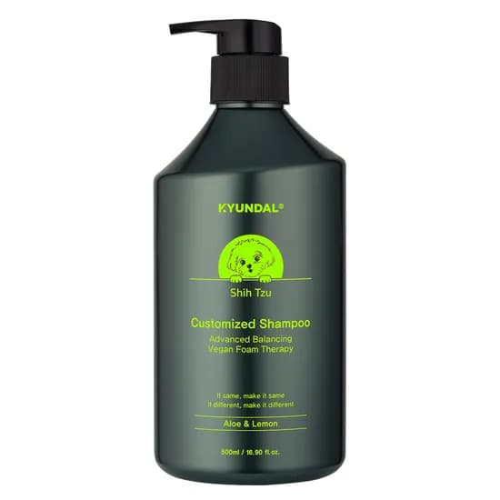쿤달 시츄 전용 천연 보습 가려움 완화 강아지 애견 샴푸, 500ml, 1개