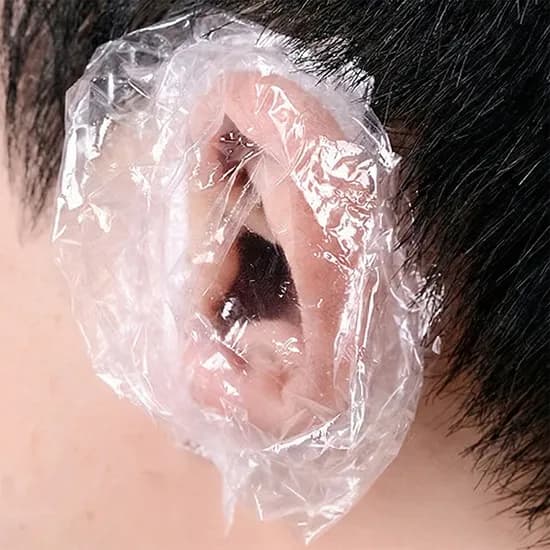 일회용 방수 이어캡 귀마개, 100매