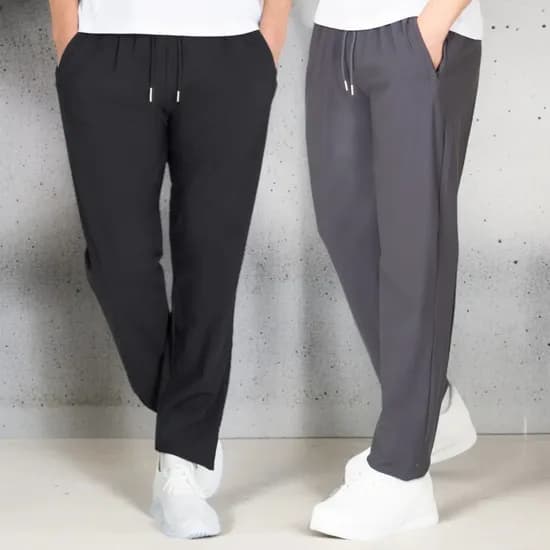 MACCI 쿨포뮬러 초경량 아이스 긴바지, 블랙 1개 + 그레이 1개, 3XL