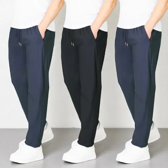 MACCI 쿨포뮬러 초경량 아이스 긴바지, 블랙 1개 + 네이비 2개, L, 3개