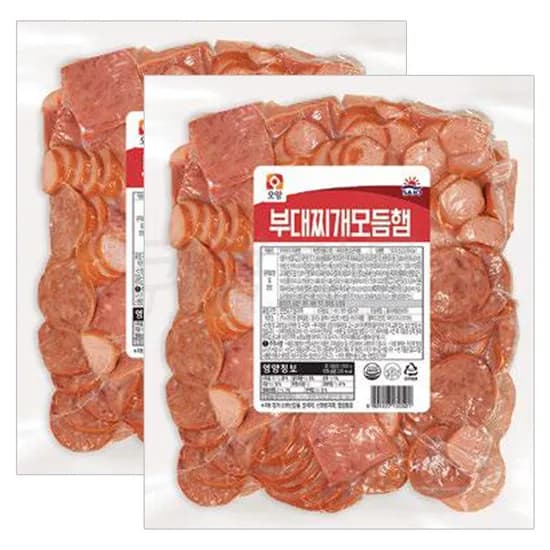 사조오양 부대찌개 모듬햄 1kg 2개