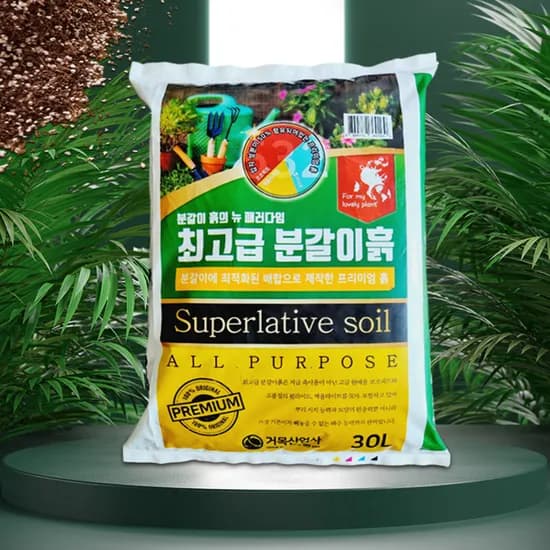 거목산업사 최고급 분갈이흙, 30L, 1개