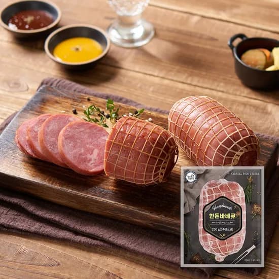 햇살푸드시스템 한돈 바베큐 수제햄 250g 4개