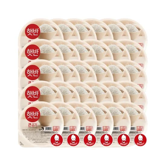CJ제일제당 햇반 큰공기, 300g, 30개