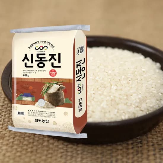 삼원농산 신동진 쌀, 20kg, 1개