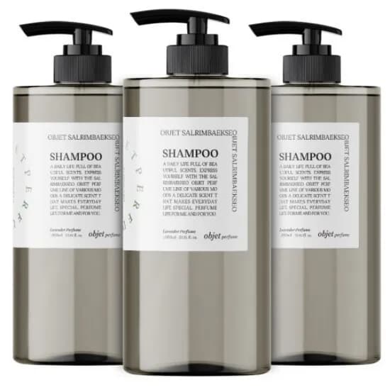 살림백서 오브제 퍼퓸 샴푸, 라벤더퍼퓸, 1L, 3개