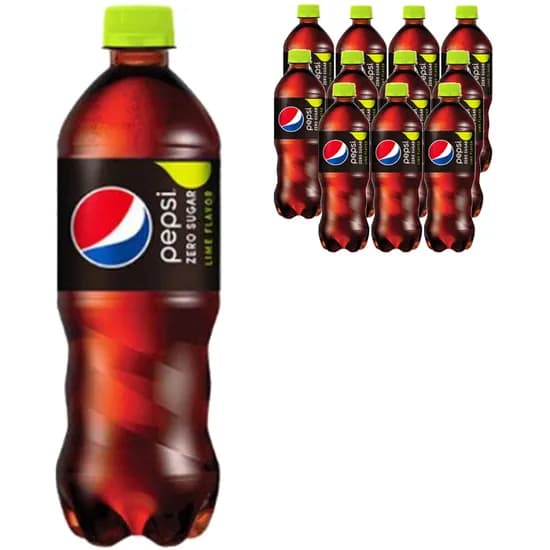 펩시콜라 제로 슈거 업소용, 라임향, 1.25L, 12개
