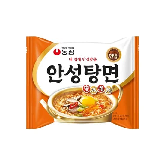 농심 안성탕면, 125g, 20개