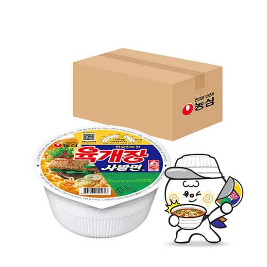 육개장사발면, 86g, 24개