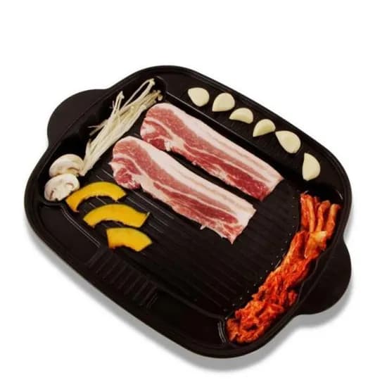 셰프웨이 블랙스톤 구이팬, 35cm, 1개