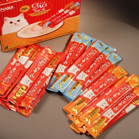 이나바 챠오츄르 고양이 간식, 참치, 닭가슴살, 가다랑어, 14g, 30개입, 1개