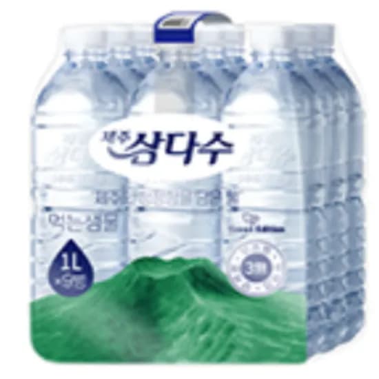 제주삼다수 무라벨 생수 먹는샘물, 1L, 18개