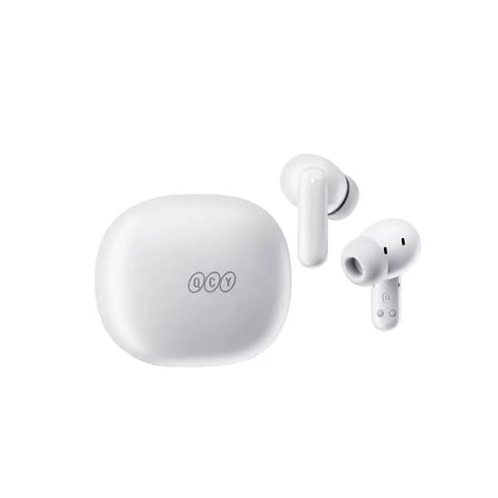 QCY HT16 블루투스 이어폰 화이트 1개