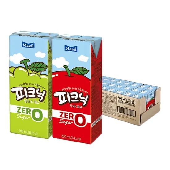 매일유업 피크닉 제로 사과 200ml 12개 외 1종