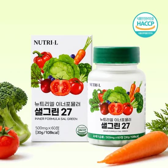 뉴트리엘 이너포뮬러 샐그린 27 500mg 60정 1개