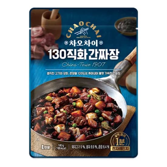 차오차이 130직화 간짜장, 180g, 10개