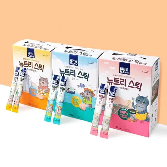 동원 뉴트리스틱, 참치+연어, 14g, 100개