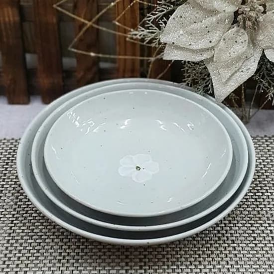 고백자 배꽃 수육접시 중 1개