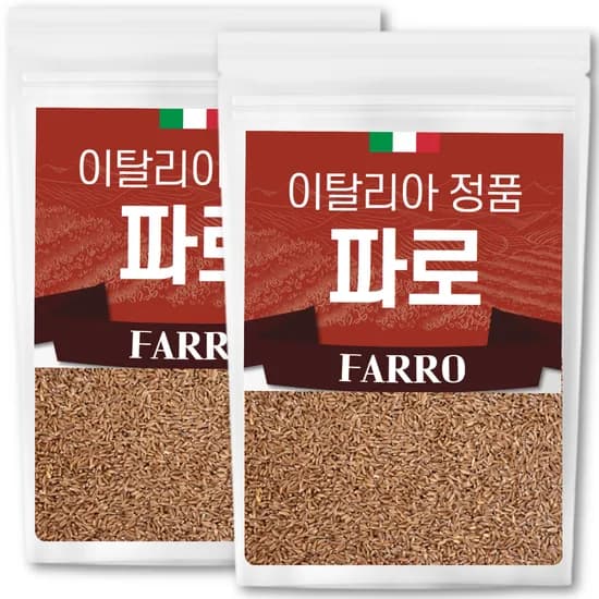 큰나무 이탈리아 엠머밀 파로, 1kg, 2개