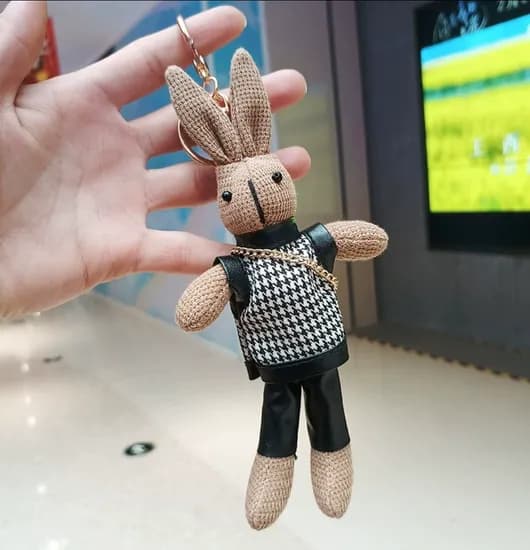 토끼인형 키링, 1번토끼, 1개