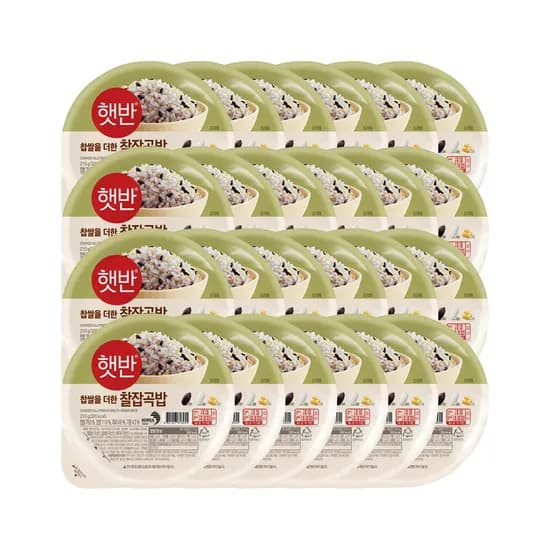 햇반 찰잡곡밥, 210g, 24개