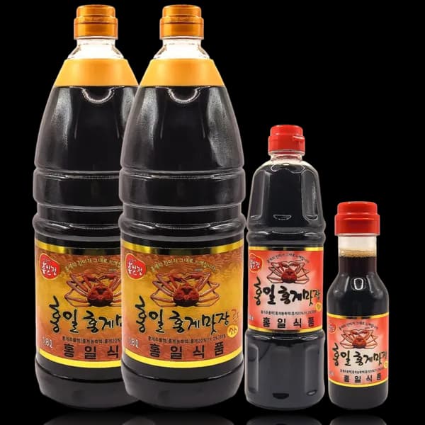 홍일점 홍게간장골드 맛장 1.8L 2개 + 맛장 700ml 1세트