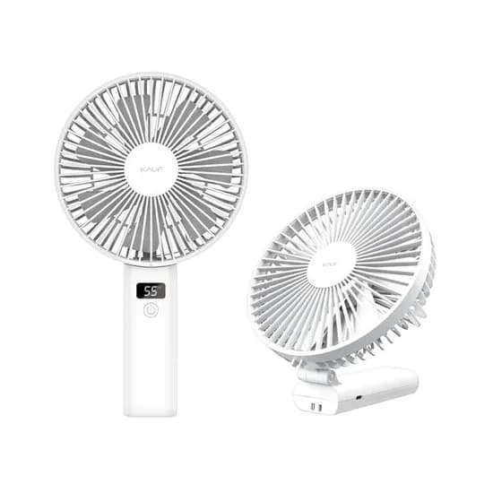 KAUF 빅팬 휴대용 무선 접이식 선풍기, KF-BigFan01, 16cm, 화이트, 1개