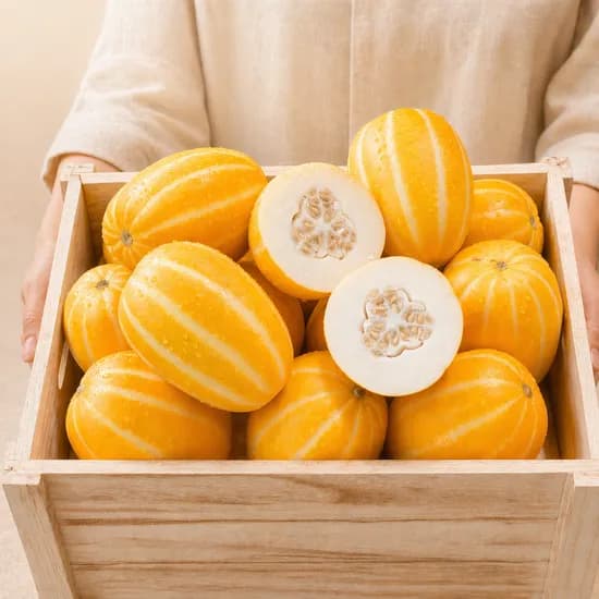 아침엔 과일 성주 꿀참외 가정용 실속형, 3kg, 1박스, 랜덤과