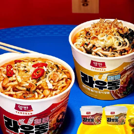 동원 양반 라우동, 194g, 얼큰 4개 + 해물 4개, 1세트