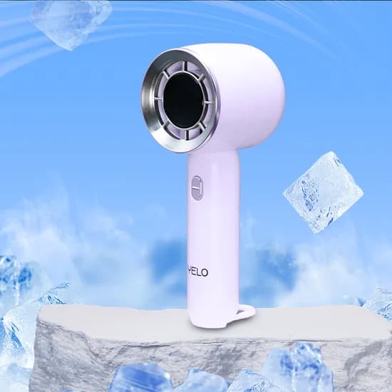 옐로 손풍기 에어리, YF-AR25LITE, 퍼플, 1개