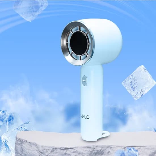 옐로 손풍기 에어리, YF-AR25LITE, 퍼플 1개 + 블루 1개, 2개