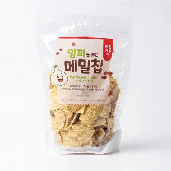 싱싱푸드 양파를 품은 메밀칩, 160g, 4개