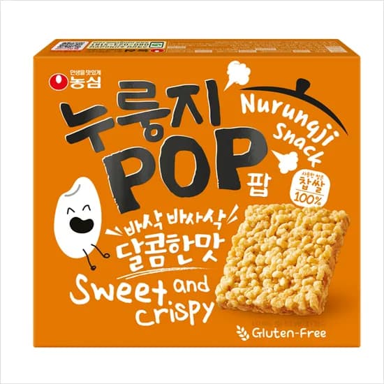 농심 누룽지팝, 142g, 16개