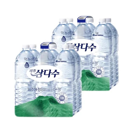 제주 삼다수, 라벨 랜덤, 2L, 12병