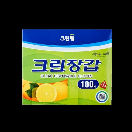 크린랩 크린장갑 100매, 1팩, 1개