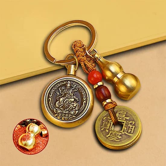 운수대통 재물복 키링, 돼지띠, 2.5cm, 1개