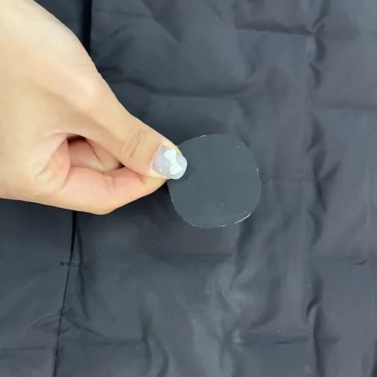 패딩 수선패치스티커 블랙 패딩구멍패치 옷에 붙이는 스티커 의류 수선테이프, 기본, 1개