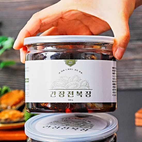 백년본가 간장 전복장, 500g, 1개
