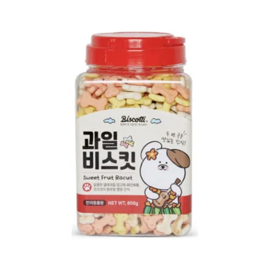 비스코티 강아지 비스켓, 천연과일, 800g, 1개