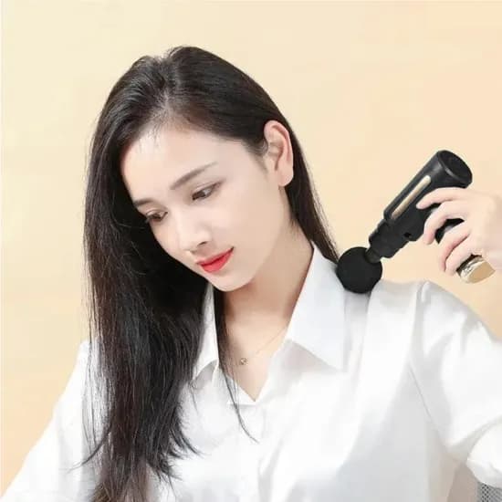 바디슨건 무선 진동 마사지기, Ai90, 모던 블랙, 파우치 포함, 1개