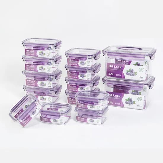 에코센스 히트락 올트라이탄 밀폐용기 직사각 350ml 4개 정사각 660ml 4개 직사각 700ml 4개 직사각 2.5L 2개