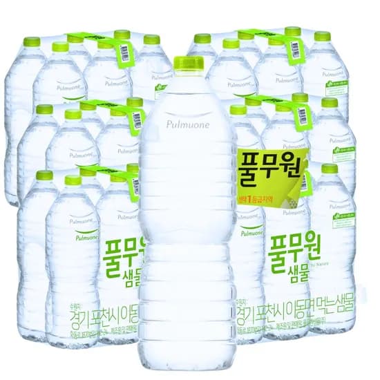 풀무원샘물 무라벨, 2L, 30개