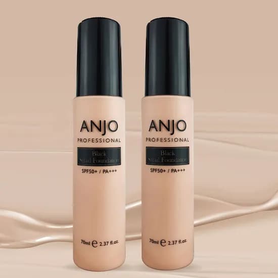 앙쥬 프로페셔널 블랙 스네일 파운데이션, 21호, 70ml, 1개