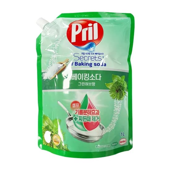 프릴 그린허브 베이킹소다 주방세제 1L 1개