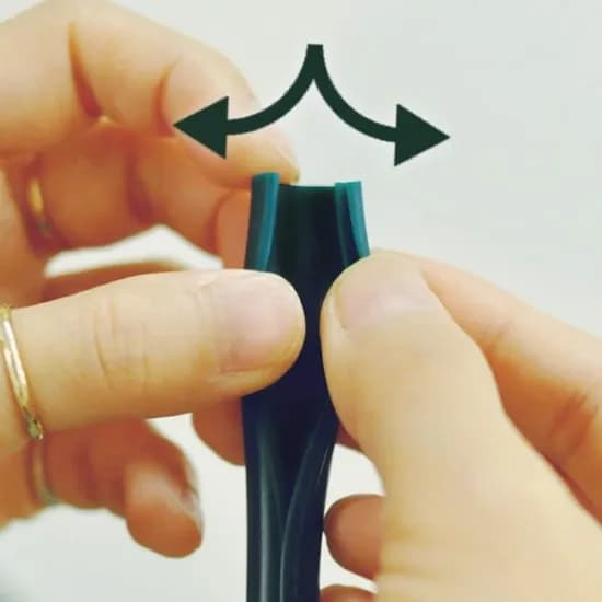 노패키지프로젝트 에이비라이프 개방형 실리콘 빨대, 마이스트로우 파우치, 1개