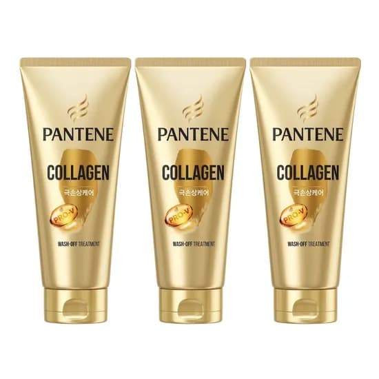팬틴 콜라겐 극손상 케어 헤어 트리트먼트 400ml 3개