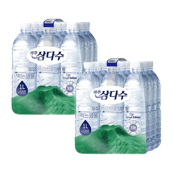 제주삼다수, 1L, 18개