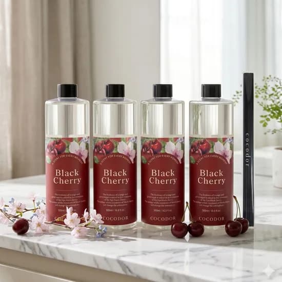 코코도르 퍼퓸 디퓨저, 블랙체리, 500ml, 4개
