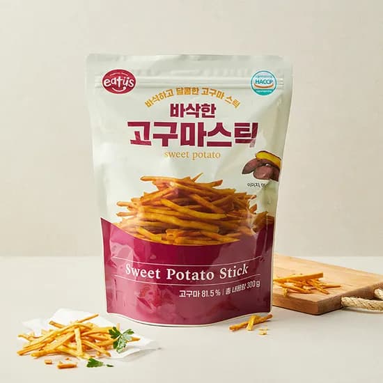 이더스 바삭한 고구마스틱, 300g, 3개