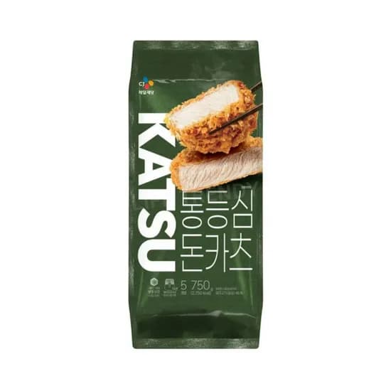 CJ제일제당 통등심 돈카츠, 750g, 1개